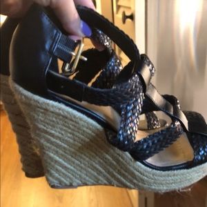 Charlotte Russe black wedges